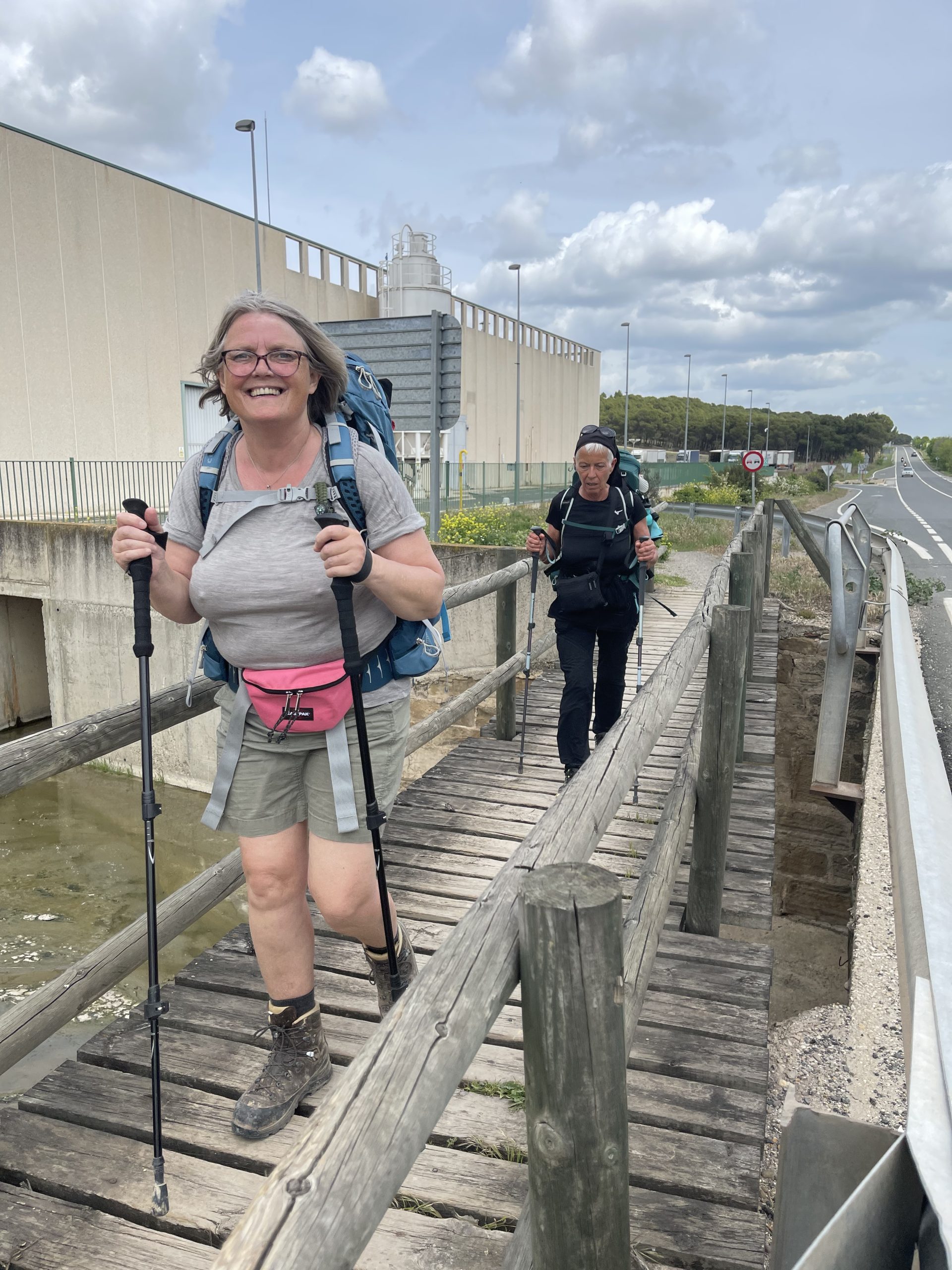 Connie e Cristina verso Logrono