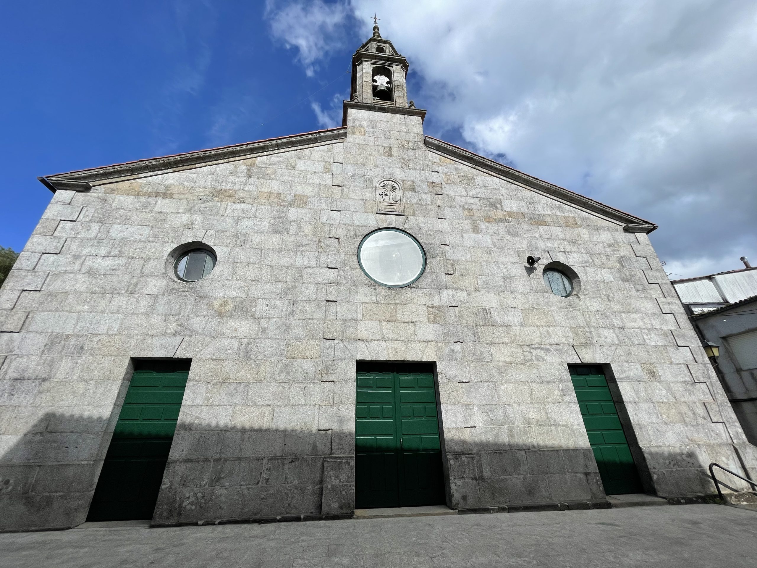 La chiesa parrocchiale di Arzua